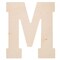 Good Wood By Leisure Arts Letter 13" M, Wooden Letters, Wood Letters, Wooden Letters Wall Decor, Large Letters 13 Inch, Small For Crafts